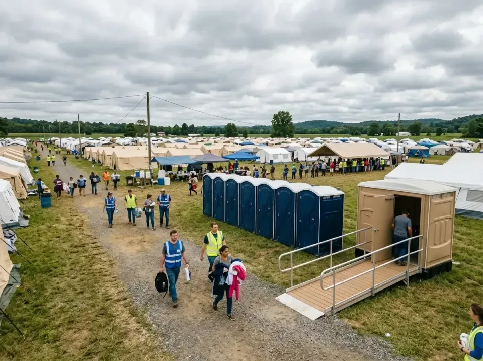 disaster-relief-camp-restrooms-010 — frequently asked questions, Dumpster & Portable Bathrooms Rental in Darlington, WI
